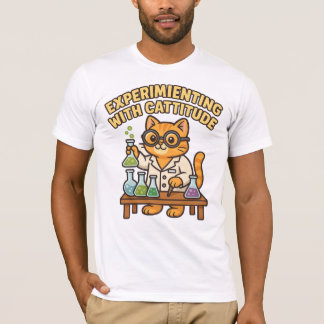 Experimentera med Cattige - Lab Cat T-Shirt