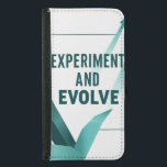 Experimentera och utveckla plånboksfodral för samsung galaxy s5<br><div class="desc">Experiment och Evolve - Samsung Galaxy S5-plånboksväskan Lås upp din potential och skydda din mobil med detta dynamiska Samsung Galaxy S5-plånboksfall. Fodral, med den motiverande frasen "Experiment and Evolve", är idealiskt för kreativ, innovatörer och livslånga inlärare som lever på tillväxt och upptäckt. Funktioner i nyckel: Hållbart skydd: Skyddar din mobila...</div>