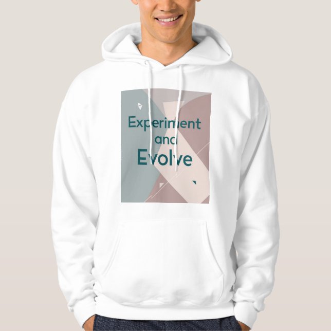Experimentera och utvecklas hoodie (Framsida)