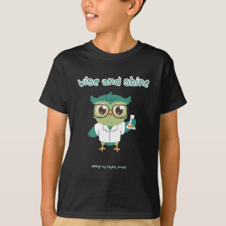 EXPERIMENTET , svart uggla vetenskapsman Pojke T Shirt