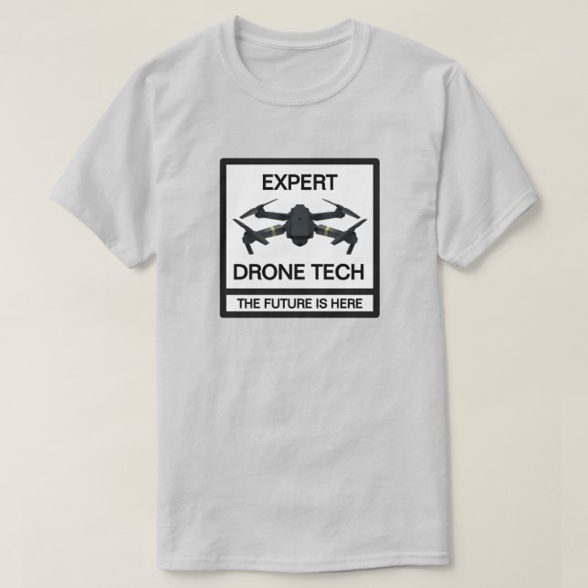 Expert Drone Tech™ T-Shirt (Design framsida)