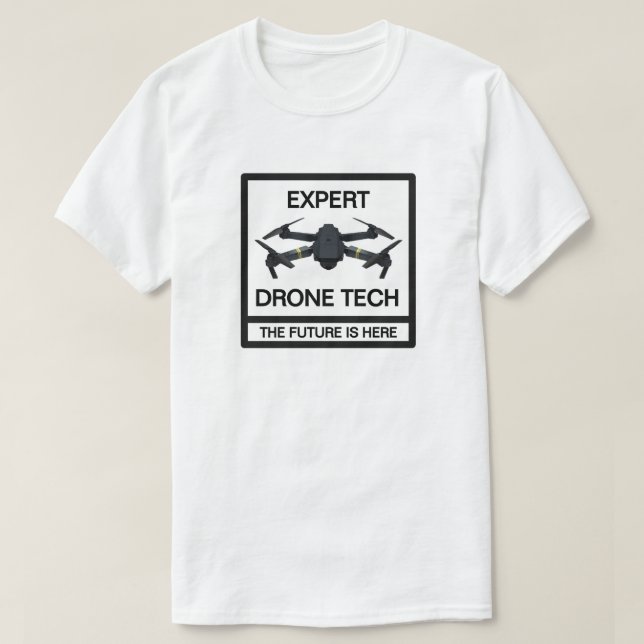 Expert Drone Tech™ T-Shirt (Design framsida)