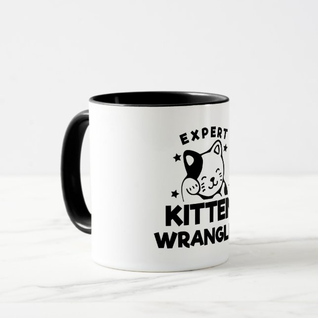 EXPERT KITTEN WRANGLER MUGG (Framsida vänster)