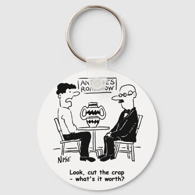 Expert på antikviteter. Vad är det värt att värder Nyckelring (Framsida)