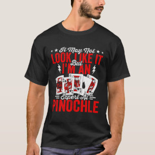 Expert Pinochle-spelare Casino Kortspel Pinochle T Shirt