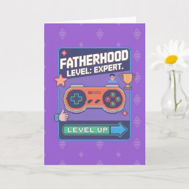 Expert - Retro Gamer Pappa Kort (Liten växt)