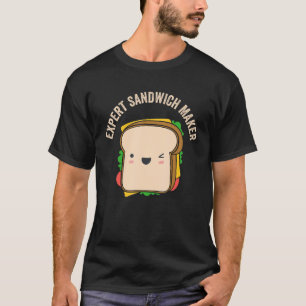 Expert Sandwich Maker Sandwiches Fläkt Foodie Hoag T Shirt