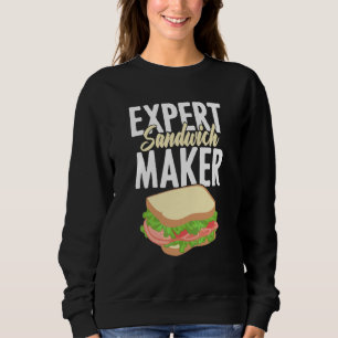 Expert Smörgås Tillverkare Snabbmat Hamburger Mat T Shirt