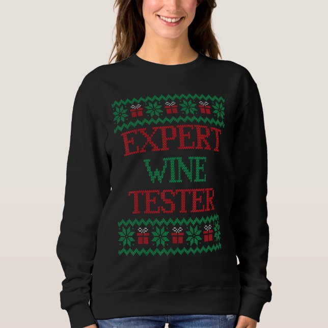 Expert Wine Tester   for Matching Family Photos T Shirt (Framsida)