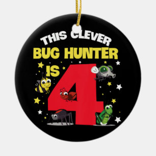 Expertdesign för barn i Insekten för din 4-åriga K Julgransprydnad Keramik