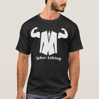 Experten Computer Geek, som lyfter Cyber Security  T Shirt