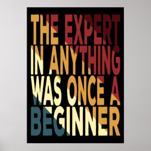 Experten var i alla fall en nybörjare i Gången Poster