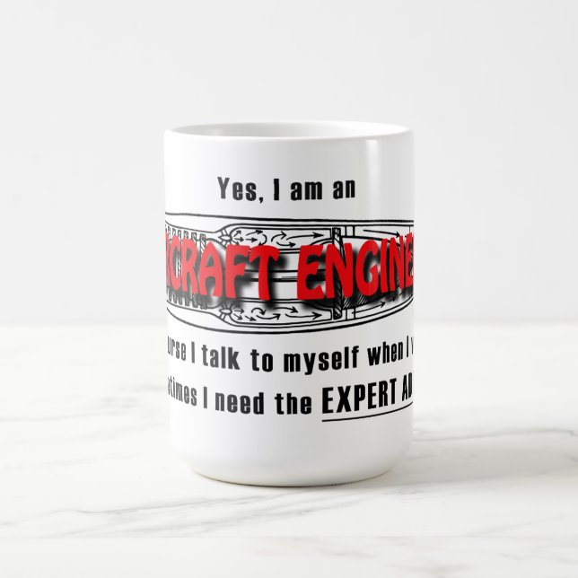 Expertråd om luftfartyg Ingenjör: Classic Mugg 444 (Center)