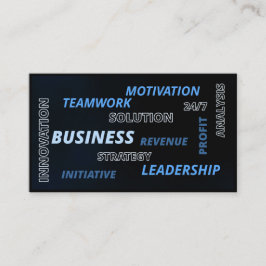 Expertvillkor för affärslösningar för projektledni visitkort