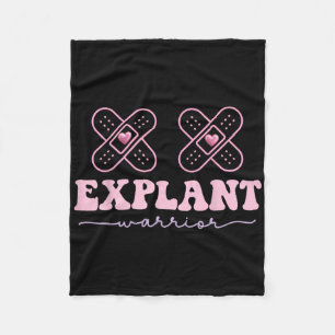 Explant Breast Implantation Sjukdom Cancer Awarene Fleecefilt