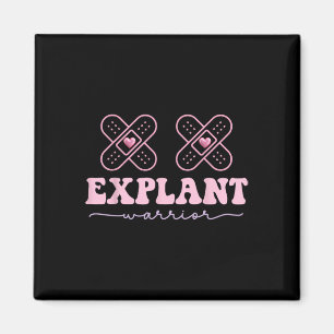 Explant Breast Implantation Sjukdom Cancer Awarene Magnet
