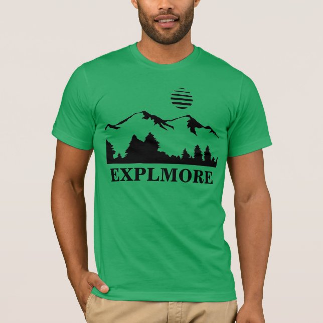EXPLMORE-manar T-tröja T Shirt (Framsida)