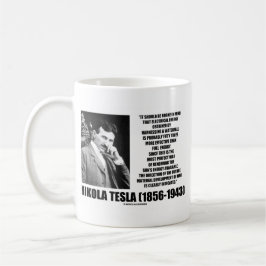 Exploatera en vattenfallsol det Tesla för energi Kaffemugg