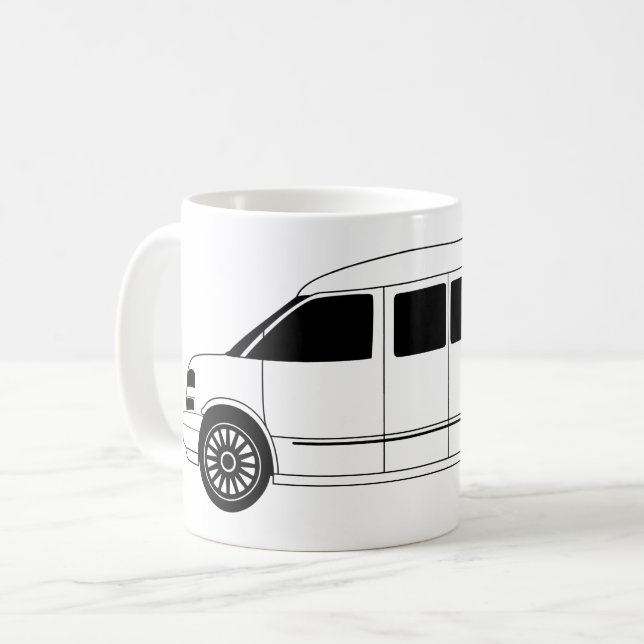 exploatör kampervan kaffemugg (Framsida vänster)