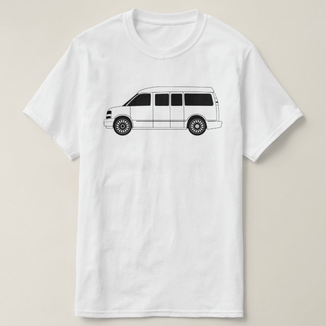 exploatör kampervan t shirt (Design framsida)