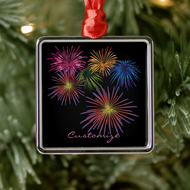 Explodera Fireworks Thunder_Cove Ceramic Ornament (Träd)