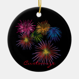 Explodera Fireworks Thunder_Cove Julgransprydnad Keramik