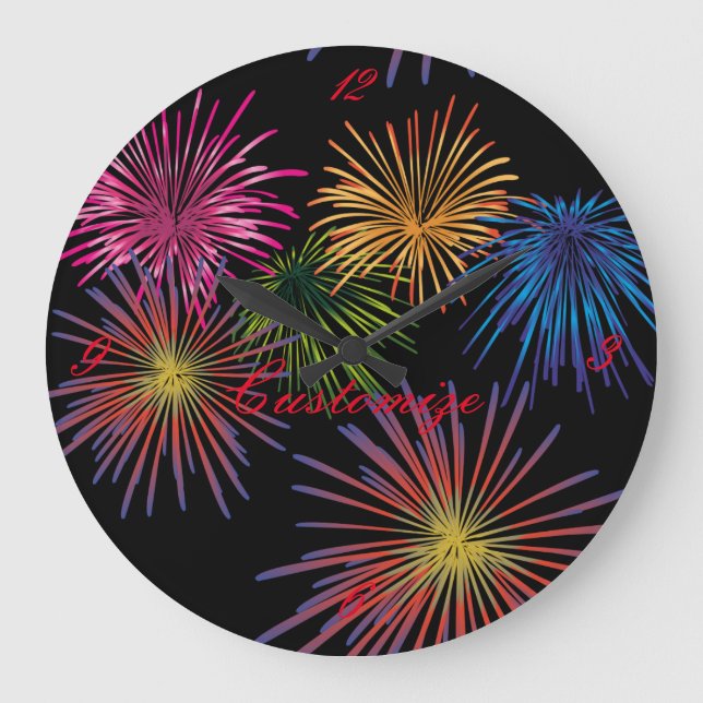 Explodera Fireworks Thunder_Cove Stor Klocka (Framsida)