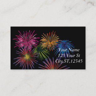 Explodera Fireworks Thunder_Cove Visitkort