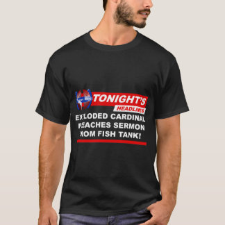 Exploderad Kardinal Predikar Från Akvarie T Shirt