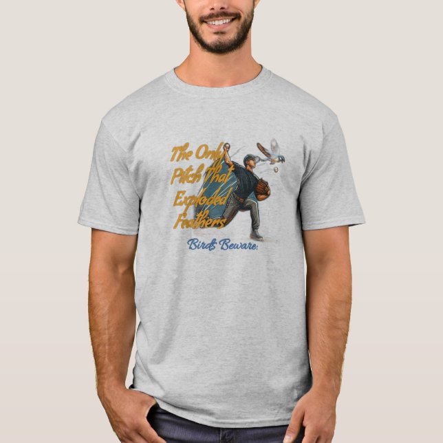 Exploderade fjädrar, Lusnys baskeboll T Shirt (Framsida)