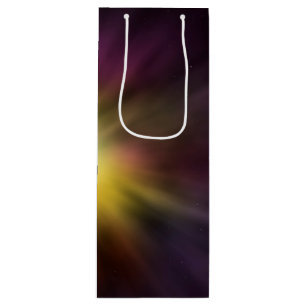 Exploderande Digital Space Artwork med Coola Star