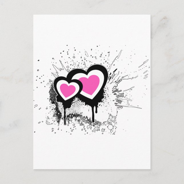 Exploderande hörn Emo Alternative Grunge Sten Punk Vykort (Framsida)