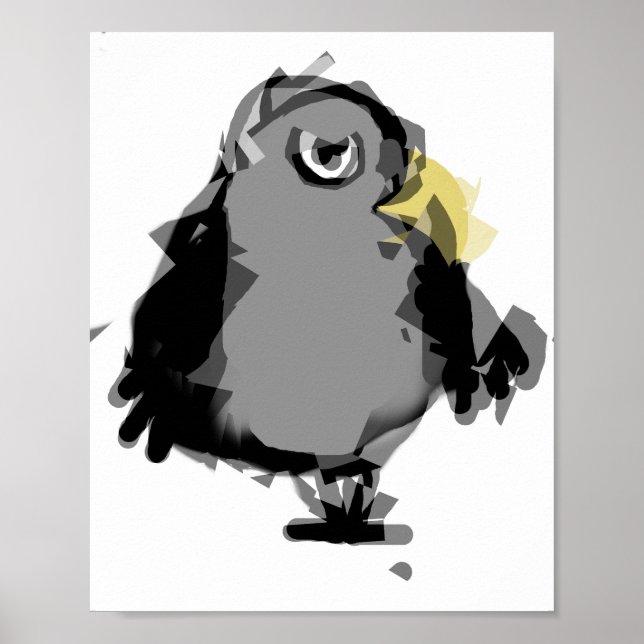 Exploderande Kråka Poster (Framsidan)