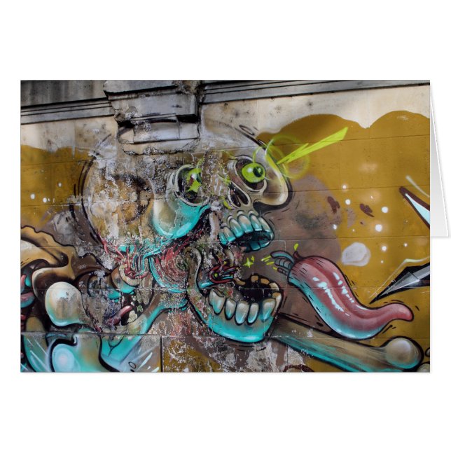 Exploderande skal hälsningskort (Framsidan Horizontal)