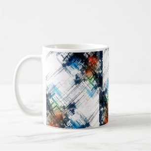 Exploderar linjer kaffemugg