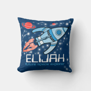 Exploderare av raketrymden i Kids namn, blå Elijah Kudde