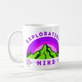 EXPLORATION HIKE-gåva till bergssluttning Kaffemugg