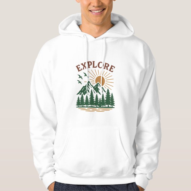 Explore  hoodie (Framsida)