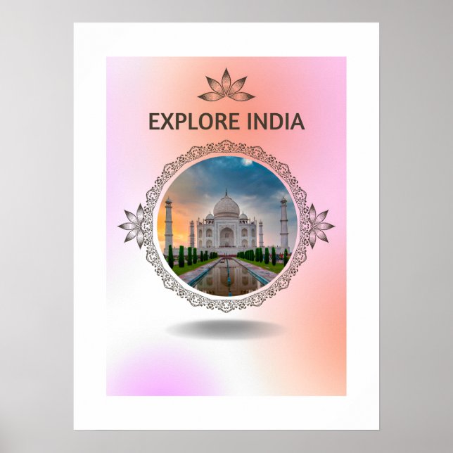 Explore India Poster (Framsidan)