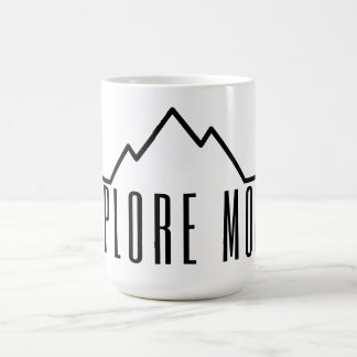 Explore More Minimalist Mountain Coffee Mug Kaffemugg