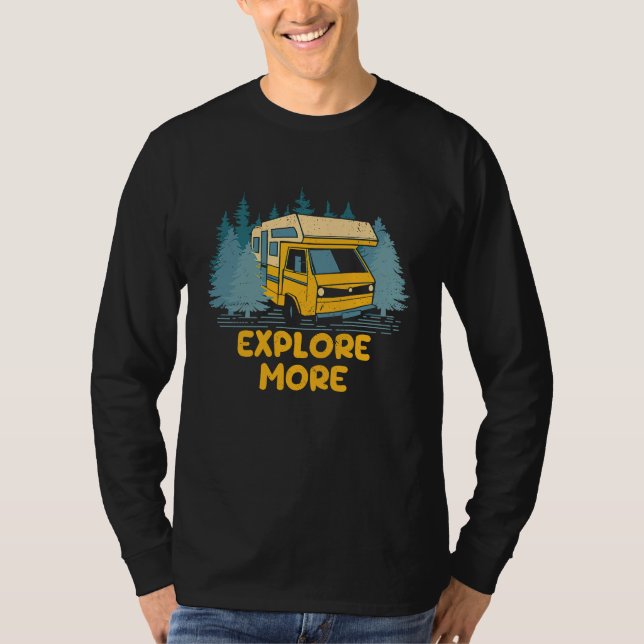 Explore More Vacation Trip Tour Travel Tourist Roa T Shirt (Framsida)