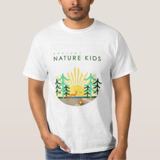 Explore Nature with Kids Mens TShirt Graphic T Shirt