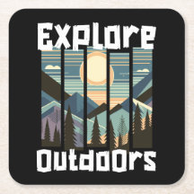 Explore Outdoors Landschafts Grafik