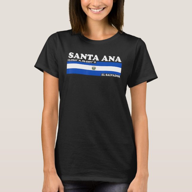 Explore Santa Ana The Magic of Coordinates T Shirt (Framsida)