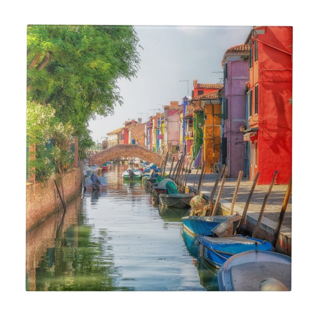 Explore the Vibrant Charm of Burano Kakelplatta (Framsidan)