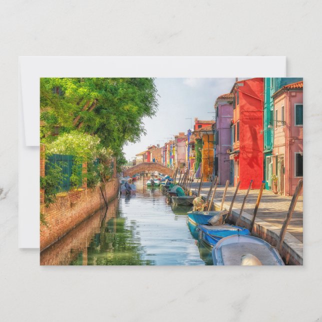 Explore the Vibrant Charm of Burano Tack Kort (Framsida)