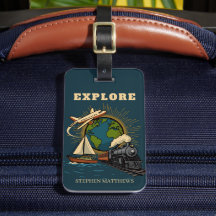 Explore the World Vintage Design