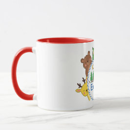 Explorer Club Kids Camping Animal Art Mugg
