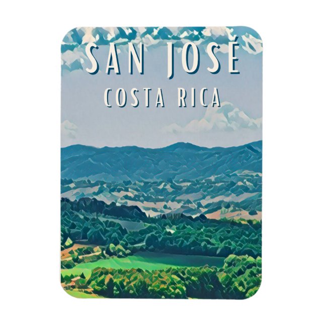 Explorez la capitale du Costa Rica : San José Magnet (Vertikal)