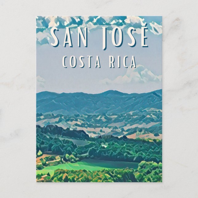 Explorez la capitale du Costa Rica : San José Vykort (Framsida)